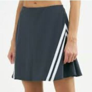 NIKE Grey Dri-Fit UV Gridiron 17" Golf Tennis Skirt Skort - Size Small
